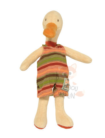 Grande famille amédée the duck soft toy green yellow 